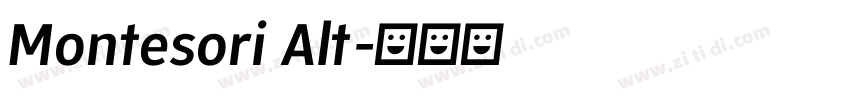 Montesori Alt字体转换 Montesori Alt字体转换